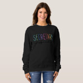 Matching Secretary Squad oder Team zurück in die S Sweatshirt (Vorne ganz)