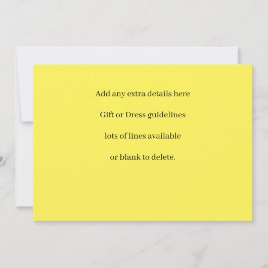 Matching Set Christmas Red Gold Tree Stars Name Einladung (Rückseite)