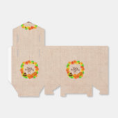 Matching Set Erntedank Green Gold Kranz Hat Geschenkschachtel (Ungefaltet)