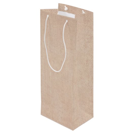 Matching Set Erntedank Green Gold Kranz Hat Geschenktüte Für Weinflaschen (Rückseite Schrägansicht)