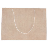 Matching Set Erntedank Green Gold Kranz Hat Große Geschenktüte (Rückseite)