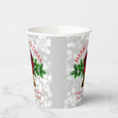 Matching Set - Gold Bell Red Bow Weihnachten 20xx Pappbecher (Links)