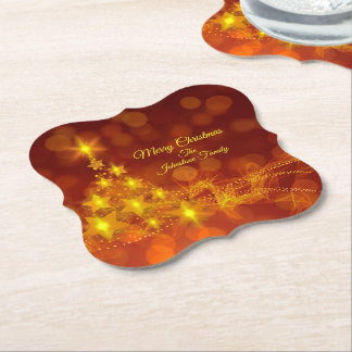 Matching Set Gold Stars Tree Change Name Untersetzer