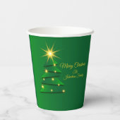 Matching Set Green Tree Change Name 20xx Pappbecher (Rückseite)