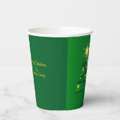 Matching Set Green Tree Change Name 20xx Pappbecher (Links)