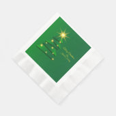 Matching Set Green Tree Change Name Luncheon Serviette (Ecke)