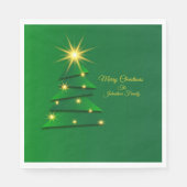 Matching Set Green Tree Change Name Luncheon Serviette (Vorderseite)