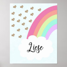 Matching Sister Rainbows Verlassen Arch Poster