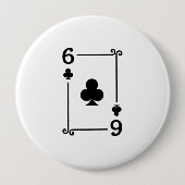 Matching Six Clubs Anzug Playing Cards Modern 6 Button (Vorderseite)