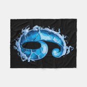 Matching Six Seven Flaming Ice Funny Meme 67 Coupl Fleecedecke (Vorderseite (Horizontal))