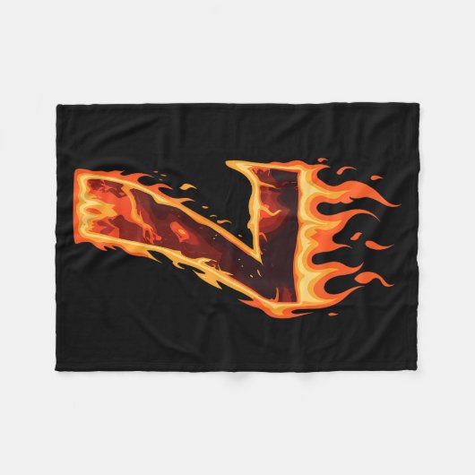 Matching Six Seven Flaming Ice Funny Meme 67 Coupl Fleecedecke (Vorderseite (Horizontal))