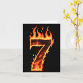 Matching Six Seven Flaming Ice Funny Meme 67 Coupl Karte (Gelbe Blume)