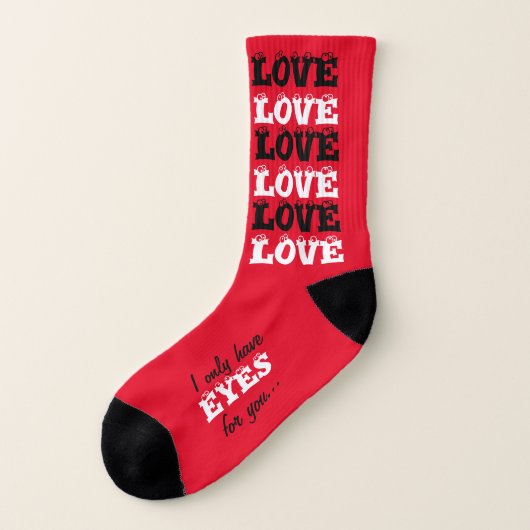Matching Socks Couples - Valentinstag Socks Socken (Links - Außen)