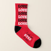Matching Socks Couples - Valentinstag Socks Socken (Rechts - Außen)