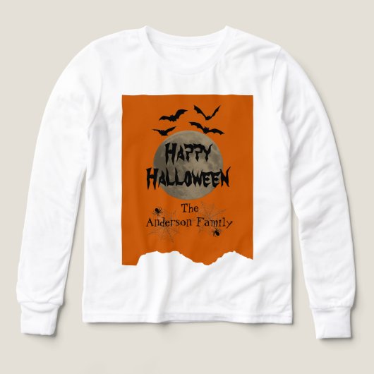 Matching Spooky Bats Moderne glückliche Halloween- (Design Vorderseite)