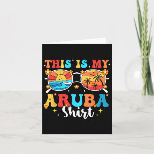 Matching Summer Family Vacation Beach Tour Aruba Karte