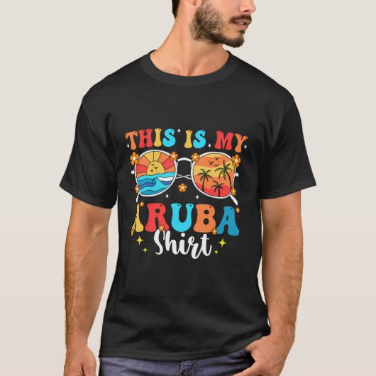 Matching Summer Family Vacation Beach Tour Aruba T-Shirt (Vorderseite)