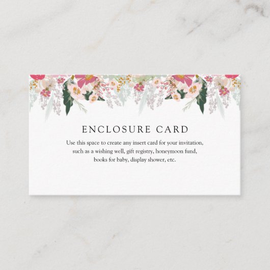 Matching Tea Party Enclosure Card Begleitkarte (Vorderseite)