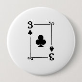 Matching Three Clubs Anzug Playing Cards Modern 3 Button (Vorderseite)