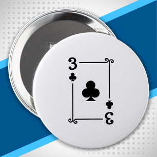 Matching Three Clubs Anzug Playing Cards Modern 3 Button