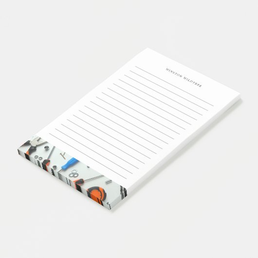 Matching Tools Handyman | Liniert Post-it Klebezettel (angewinkelt)