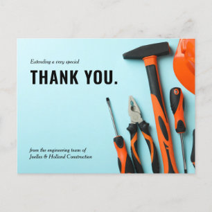 Matching Toolset Konstruktion Minimaler Dank Postkarte