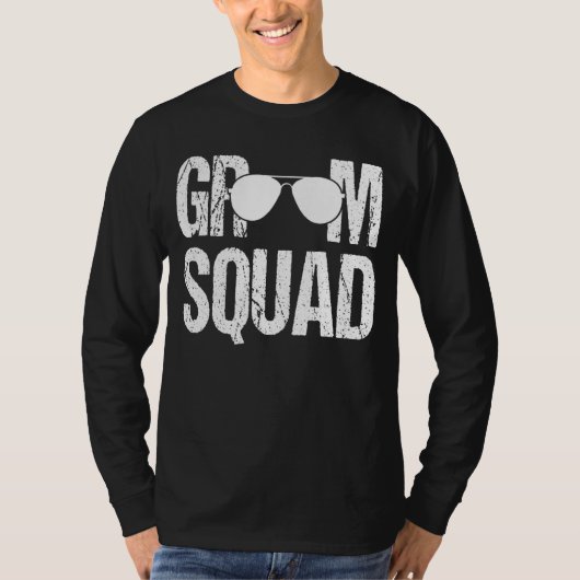 Matching Trauzeuge Group Bachelor Party Groom Squa T-Shirt (Vorderseite)