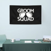 Matching Trauzeuge Group Bachelor Party Squad Banner (Messeveranstaltung)