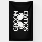 Matching Trauzeuge Group Bachelor Party Squad Banner (Vertikal)