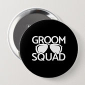 Matching Trauzeuge Group Bachelor Party Squad Button (Vorne & Hinten)