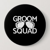 Matching Trauzeuge Group Bachelor Party Squad Button (Vorderseite)
