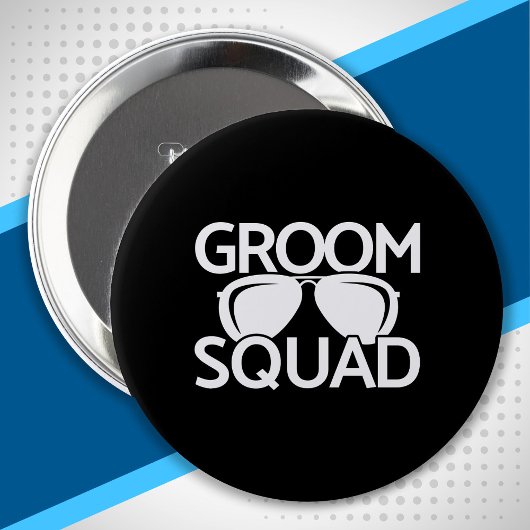 Matching Trauzeuge Group Bachelor Party Squad Button