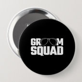 Matching Trauzeuge Group Squad Bachelor Party Button (Vorne & Hinten)