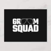 Matching Trauzeuge Group Squad Bachelor Party Postkarte (Vorderseite)