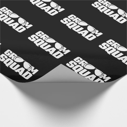 Matching Trauzeuge Group Trauzeugen Bachelor Party Geschenkpapier (Ecke)