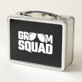 Matching Trauzeuge Group Trauzeugen Bachelor Party Metall Brotdose (Rückseite)