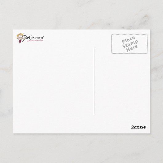 Matching Ugly Postkarte (Rückseite)