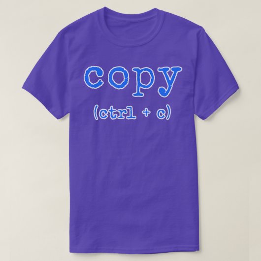 Matching und Paste Strg + C Vatertag T-Shirt (Design vorne)