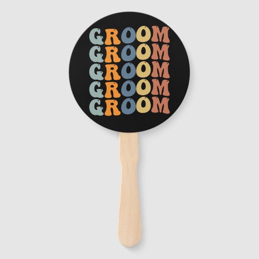 Matching - Vorbereitung für Braut und Hochzeitsgar Fächer (Vorderseite)