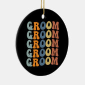 Matching - Vorbereitung für Braut und Hochzeitsgar Keramik Ornament (Rechts)