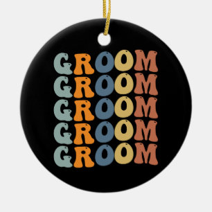 Matching - Vorbereitung für Braut und Hochzeitsgar Keramik Ornament