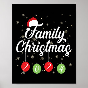 Matching Weihnachten und Geschenke Familie Christm Poster