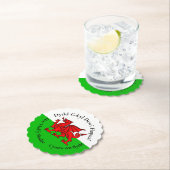 Matching Welsh Dragon St David's Day Untersetzer (Vor Ort)