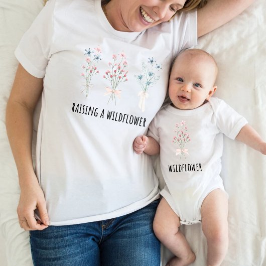 Matching Wildblume Mami and baby T-Shirt