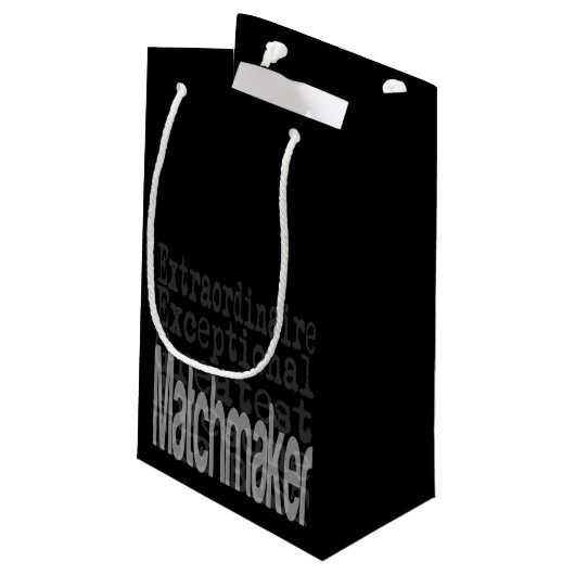 Matchmaker Extraordinaire Kleine Geschenktüte (Rückseite Schrägansicht)