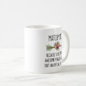 Matchmaker Gift Idee Kaffeemaschine Tasse (VorderseiteRechts)