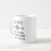 Matchmaker Gift Idee Kaffeemaschine Tasse (Vorderseite Links)
