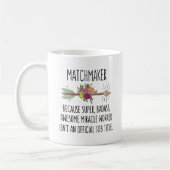 Matchmaker Gift Idee Kaffeemaschine Tasse (Links)