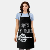 Matchpaare Halloween Outfit Seiner und ihrer Schürze (Getragen)