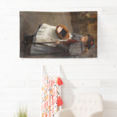 Matchstick Girl Poor Street Urchin Urban Poverty Banner (Insitu)